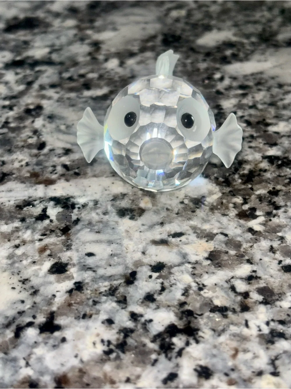 Vintage Swarovski Crystal Puffer Fish Figurine - Picture 2 of 10